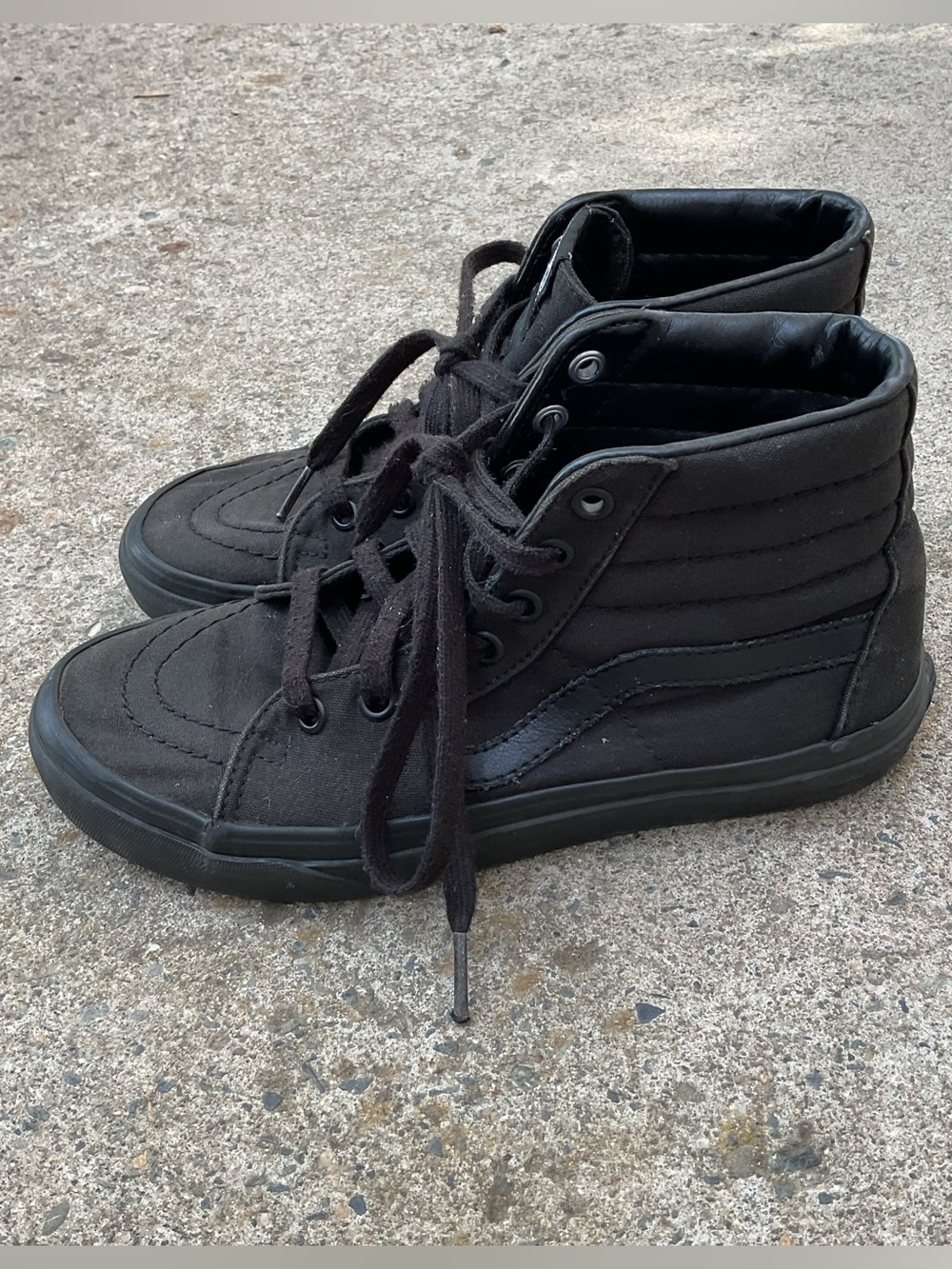 Vans Black High-Top Skate Sneakers